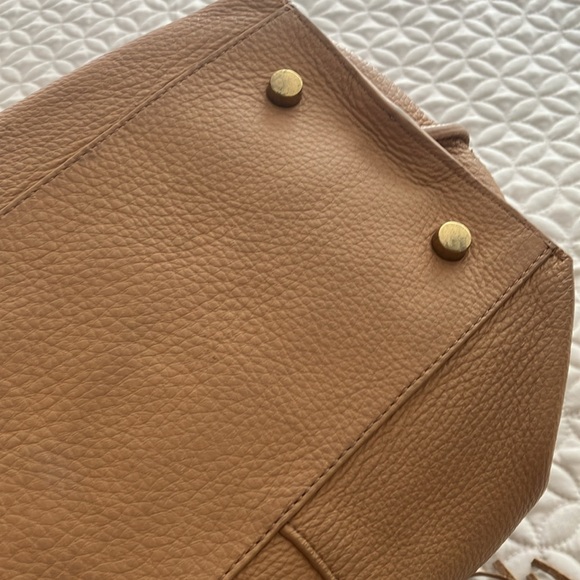 Y2k Etienne Aigner leather camel tote shoulder bag 17”up width x10”inches tall - Picture 10 of 15